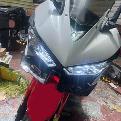 並行輸入品】 バイク用カーボンカバー 空力フロントウィングレット YZF