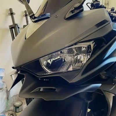 並行輸入品】 バイク用カーボンカバー 空力フロントウィングレット YZF