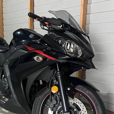 並行輸入品】 バイク用カーボンカバー 空力フロントウィングレット YZF