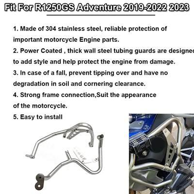 【並行輸入品】 BMW R1250gsアドベンチャーr 1250gs adv r1250gsa 2019-2023バイク衝突防止バンパーエクステンションの画像