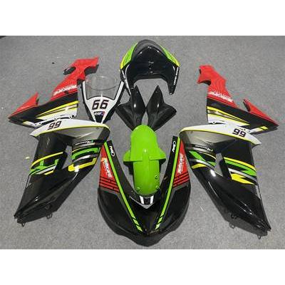 並行輸入品】 ニンジャバイク用ボディキット グリーンブラック 互換性