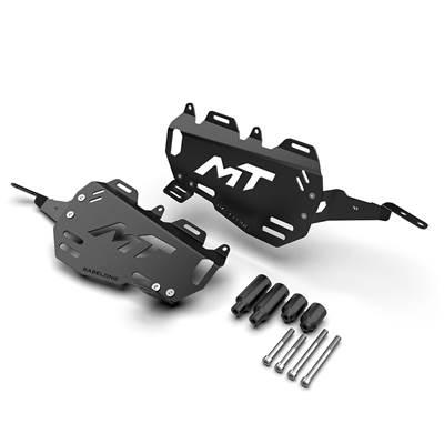 【並行輸入品】 バイクリアサイドラゲッジラックセット トップケース マウントプレート cfmoto 450mt mt 450 mt 2014 2024の画像