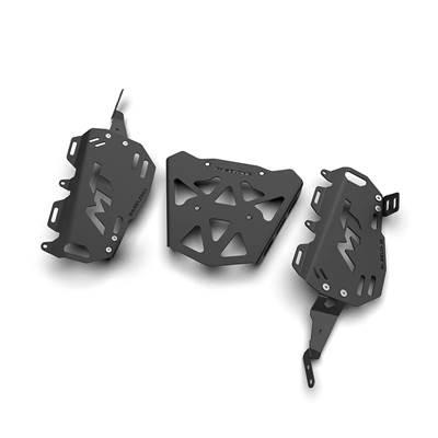 【並行輸入品】 バイクリアサイドラゲッジラックセット トップケース マウントプレート cfmoto 450mt mt 450 mt 2014 2024の画像