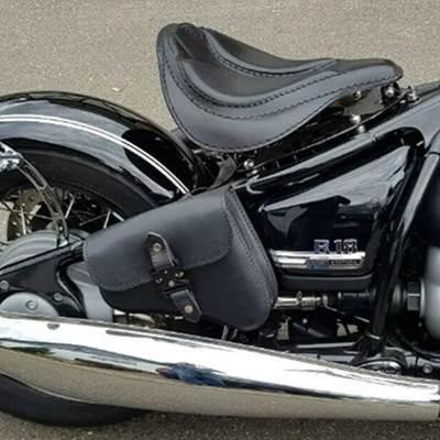 【並行輸入品】 バイク用牛革サイドフレームバッグ bmw r18 r1800cc r 1800cc 2020-2024用サイドバッグ