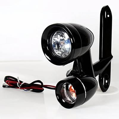 【並行輸入品】 光沢黒運転灯 ハーレー1996-2013用ウィンカーelectraストリートグライド1996-2023ロードの画像