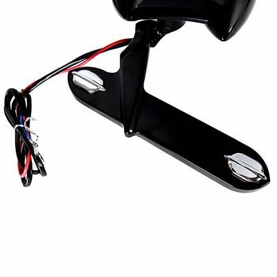 【並行輸入品】 光沢黒運転灯 ハーレー1996-2013用ウィンカーelectraストリートグライド1996-2023ロードの画像