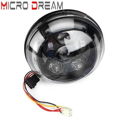 【並行輸入品】 バイクヘッドライト 防水ヘッドランプ ドゥカティ フェッブラーカフェ フルスロットル 砂漠 LEDアイコン 2016-18の画像