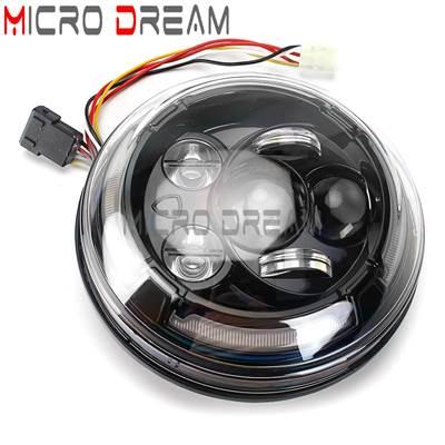 【並行輸入品】 バイクヘッドライト 防水ヘッドランプ ドゥカティ フェッブラーカフェ フルスロットル 砂漠 LEDアイコン 2016-18の画像