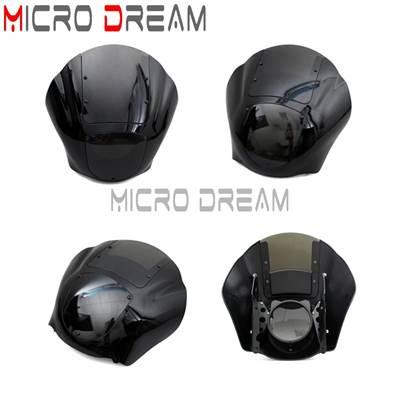 【並行輸入品】 ヘッドライト用ブラケットキット付きクリアウィンドプロテクション エントリースポーツスター1200アイアン883 xl883n 1988-2016の画像