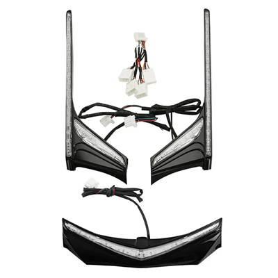 【並行輸入品】 LEDバイク 二輪テールライトストリップ フェンダーチップ runブレーキ ホンダgolding gl1800 2012-2017 f6b 2013-2017の画像