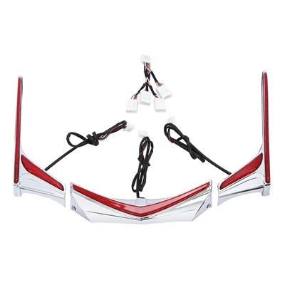 【並行輸入品】 LEDバイク 二輪テールライトストリップ フェンダーチップ runブレーキ ホンダgolding gl1800 2012-2017 f6b 2013-2017の画像
