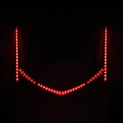 【並行輸入品】 LEDバイク 二輪テールライトストリップ フェンダーチップ runブレーキ ホンダgolding gl1800 2012-2017 f6b 2013-2017の画像