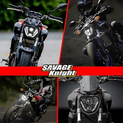 【並行輸入品】 ヤマハMT07 2014-2017 fz07 fz mt 07用ヘッドライトアセンブリ 高輝度 24 92W FZ-07 MT-07の画像