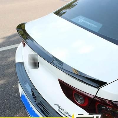 並行輸入品】 リアダックテールスポイラー ABS素材 表面カーボン