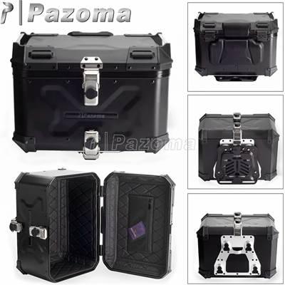 【並行輸入品】 ハーレーパンアメリカ1250 テールラゲッジトップケース サイドボックス 2021-2024用ブラケットキット付きバイクアルミトランク_9