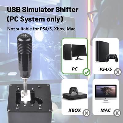 パソコン 周辺機器 並行輸入品】 USBギアストレートギア pc logitech g27 g29 g25 g920