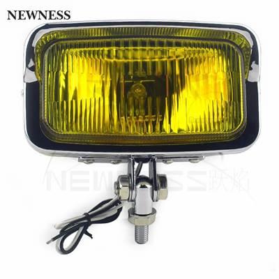 並行輸入品】 バイクヘッドライト6.5 インチ* 3.5インチ スクエア