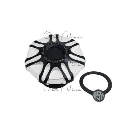 並行輸入品】 Rsdバイク 二輪ベント付き燃料タンクキャップハーレー