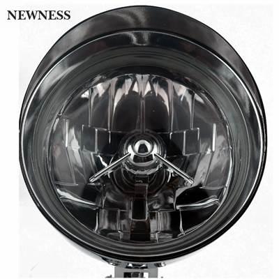 並行輸入品】 バイク用6インチアルミニウムハロゲンヘッドライト