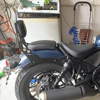 【並行輸入品】 多目的助手席 ラゲッジラック付きシーシーバー ホンダレベルcm 1100 cm x cm1100 cmx1100 2020-2023 2 in1適合_5