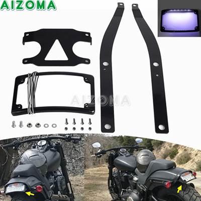 並行輸入品】 バイクライセンスプレートホルダー 高LEDナンバー