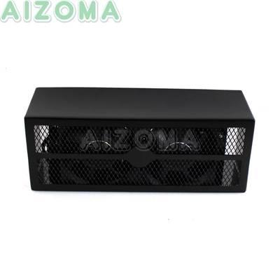 【並行輸入品】 バイク 220 CFM フロントエンジンオイルクーラーキット w/デュアル IP68 冷却ファン Harley Dyna FXD 低ライダーファットボブ Fxdwg ワイドグラの画像