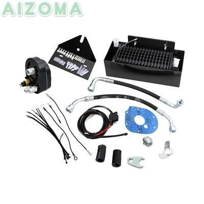 【並行輸入品】 バイク 220 CFM フロントエンジンオイルクーラーキット w/デュアル IP68 冷却ファン Harley Dyna FXD 低ライダーファットボブ Fxdwg ワイドグラの画像
