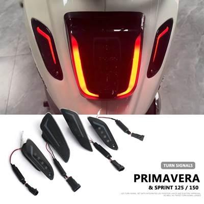並行輸入品】 フロントリアLEDブレーキライト ウインカー ベスパ