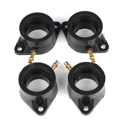 並行輸入品】 4個バイクキャブレターcarbホルダーインテーク