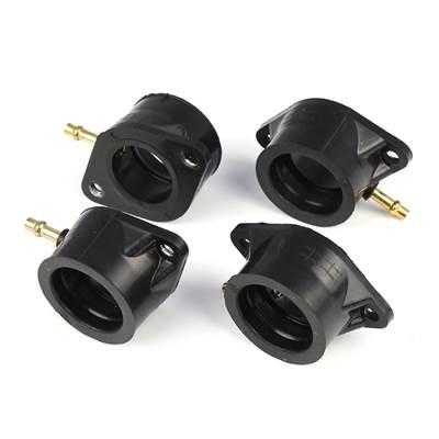 並行輸入品】 4個バイクキャブレターcarbホルダーインテーク