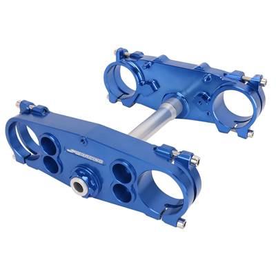 【並行輸入品】 ヤマハwr250fwr450f yz250 yz450f yz250fx yz450fx用アッパーロワーツリークランプ ステアリングシャフト ハンドルバーマウントの画像