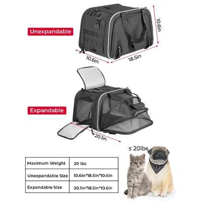 パグ 並行輸入品】 猫犬バイクキャリアバッグ 承認航空会社 ツーリング