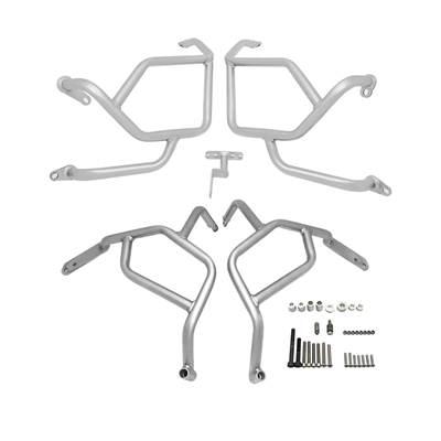 【並行輸入品】 ステンレスアッパーロワーバンパープロテクター ボトムバーモーター ヤマハ Xtz 700 ter700 xtz700 2019-2023_3