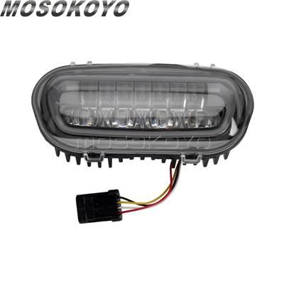 【並行輸入品】 バイク用LEDヘッドライトアセンブリ ハイビームロービームランプ フロントカバーカバー ハーレーm8ソフトテールファットボブfxfb用フェアリングの画像