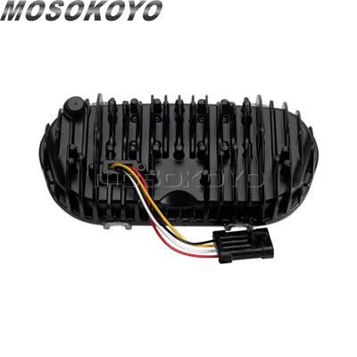 【並行輸入品】 バイク用LEDヘッドライトアセンブリ ハイビームロービームランプ フロントカバーカバー ハーレーm8ソフトテールファットボブfxfb用フェアリングの画像