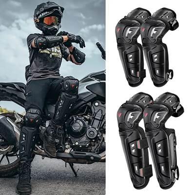 並行輸入品】 Motowolfバイク膝保護モトクロスプロテクターパッド