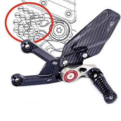 【並行輸入品】 ホンダCBR1000RR-R cbr1000rrr2020-2023用バイク用保護 フットペグの画像
