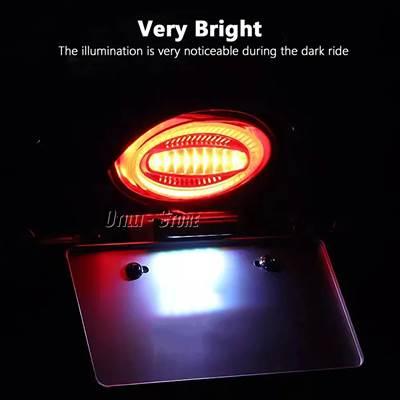 カワサキバイク 二輪用LEDテールライト 赤色レンズテールライト