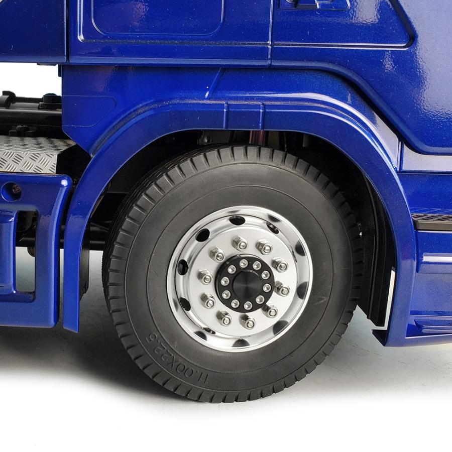 並行輸入品】 フロントホイールリム1:14 アルミニウム合金 タイヤハブ