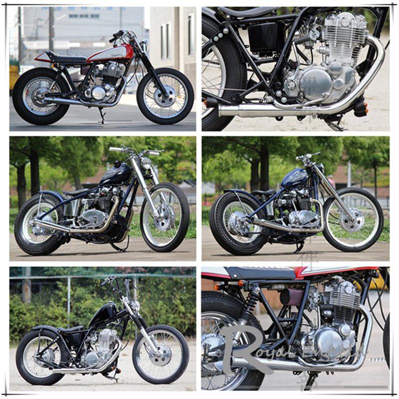 並行輸入品】 汎用 モーターサイクル エキゾーストサイレンサー