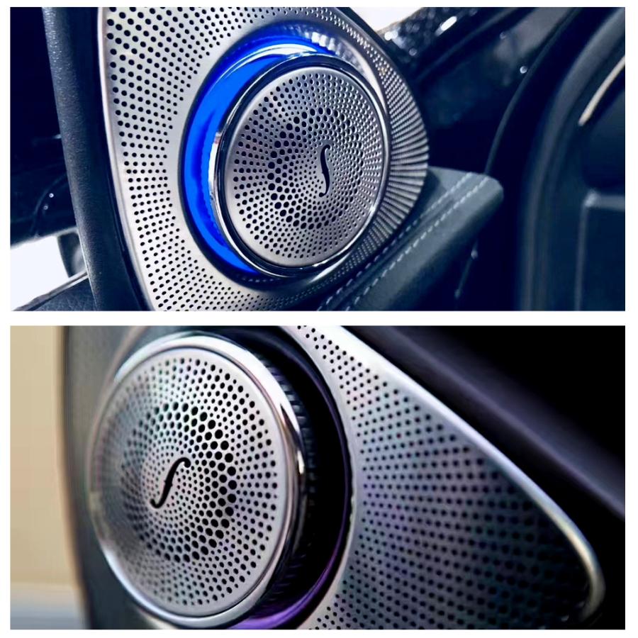 メルセデスベンツ led高音スピーカー w213eクラス 64色 3d回転 メルセデスベンツ led高音スピーカー w213eクラス 64色 3d回転