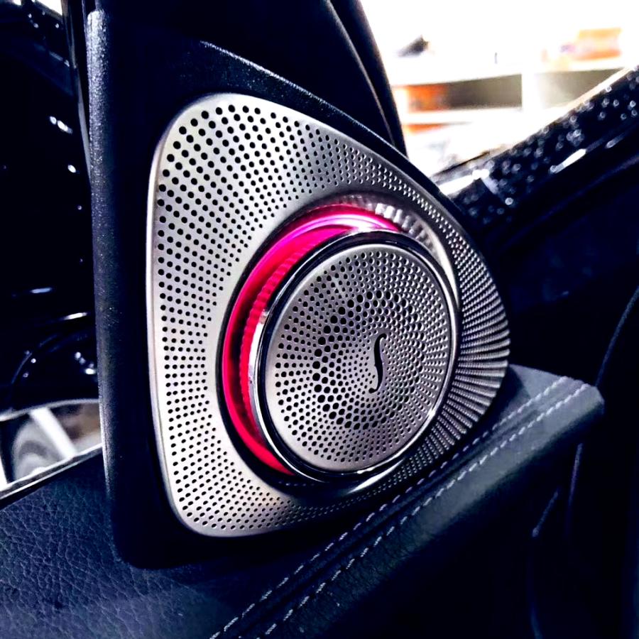 メルセデスベンツ led高音スピーカー w213eクラス 64色 3d回転 メルセデスベンツ led高音スピーカー w213eクラス 64色 3d回転