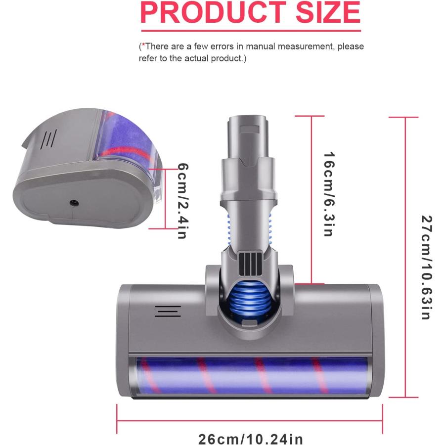 並行輸入品】 Dyson v6 dc45 dc58 dc61 dc62 dc74 ソフトローラー