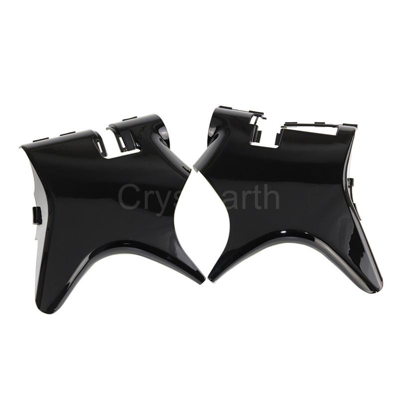 VT600 VLX600 スティード400 1988-1998 クロームフレーム ネックカバー カウルワイヤーカバー サイド フレームガード