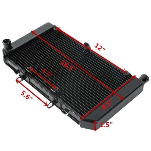 【並行輸入品】 ホンダ オートバイ ラジエーター 水冷システム 交換エンジン cb600f ホーネット 2007-2013 12 11 08 09 10 アルミニウムの画像
