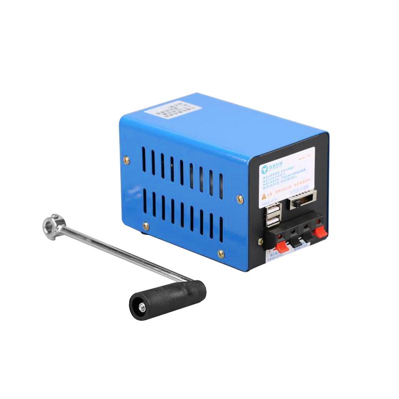 【並行輸入品】 ポータブル充電器 20W 緊急電気機器 ハンドル付き クランク付き 高出力 USB充電器 屋外 キャンプ サバイバル パワーバンク