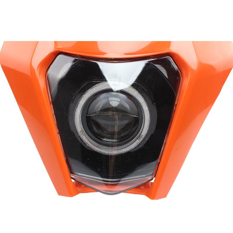 【並行輸入品】 ktm オートバイ LEDヘッドランプ サイクリング 超音波 フェアリング 2019 exc sxf mx モトクロス エンデューロ 丸い 新規_8