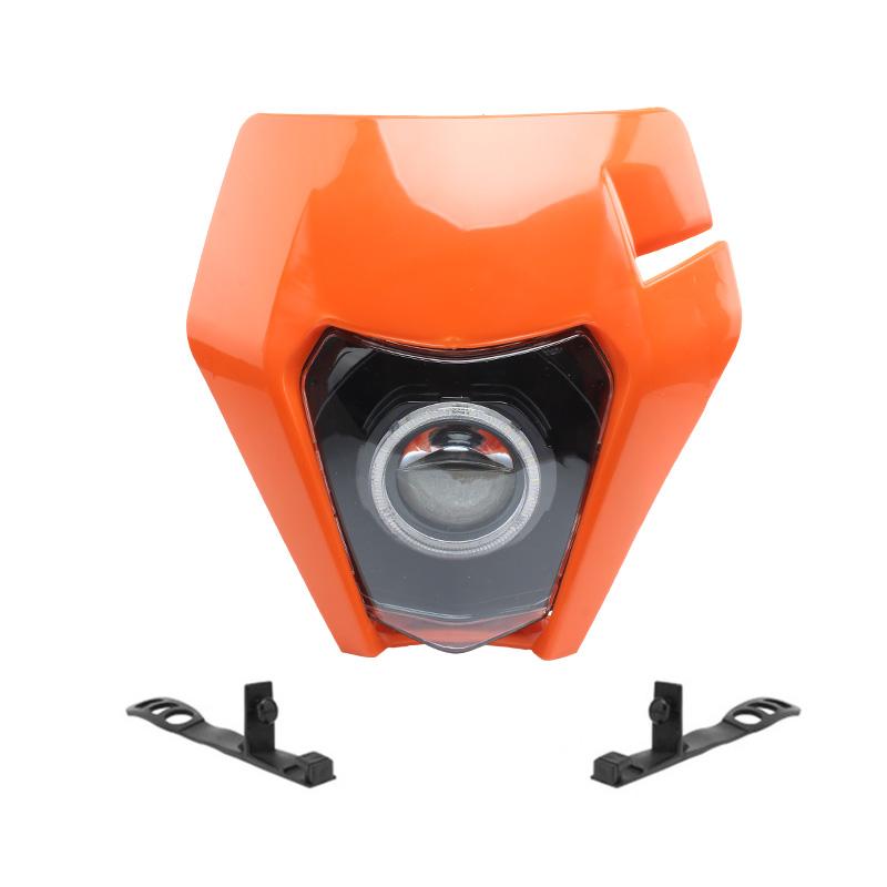 【並行輸入品】 ktm オートバイ LEDヘッドランプ サイクリング 超音波 フェアリング 2019 exc sxf mx モトクロス エンデューロ 丸い 新規_2