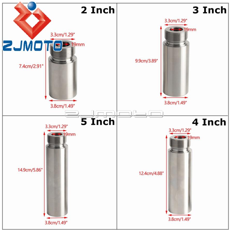 【並行輸入品】 Harley オートバイ スチールフォークチューブ クランプフォーク サイズ 39mm 2〜5インチ 測定範囲 883 1200_7