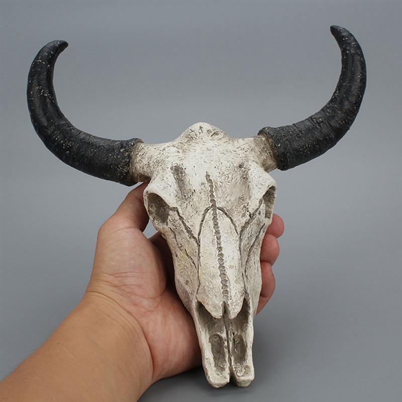 ハンティングトロフィー 牛骨 頭蓋骨 壁掛けアクセサリー ハンティングトロフィー 牛骨 頭蓋骨 壁掛けアクセサリー